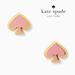 Kate Spade Jewelry | Kate Spade Pink Enamel Spade Stud Earrings Nwt! | Color: Pink | Size: Os