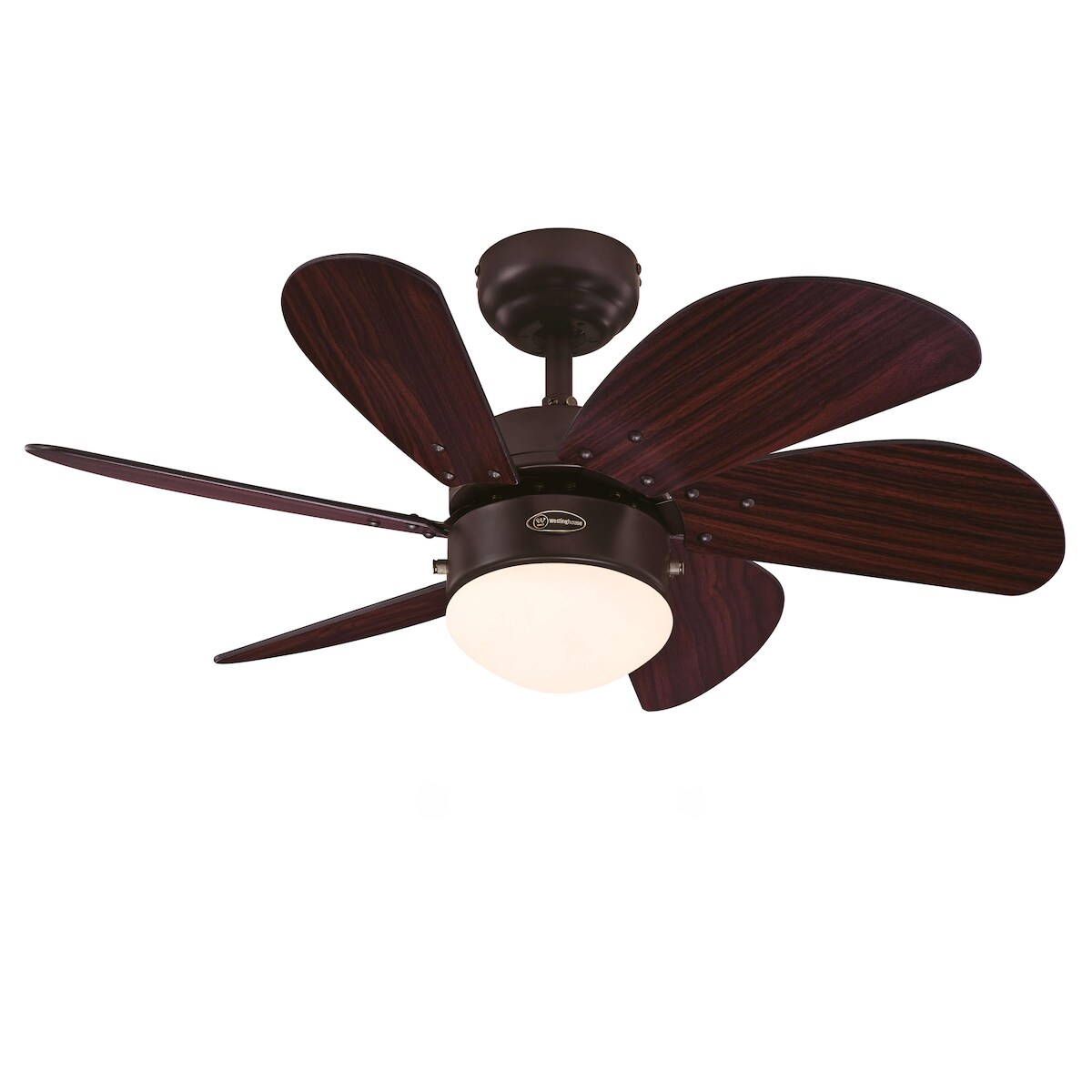 Westinghouse Deckenventilator Turbo Swirl Espresso 76 cm mit Licht 76 Image