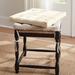 Cecily Tufted Stool & Bench Cushion - Off White Twill, 3 Seat - Ballard Designs Off White Twill - Ballard Designs