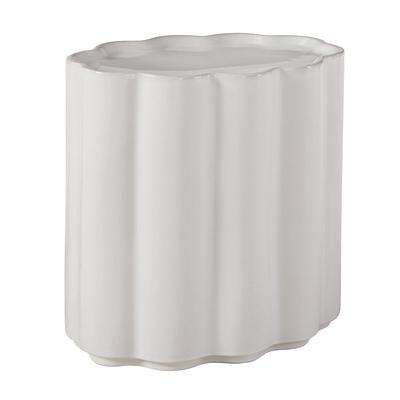 Lacie Garden Stool - White - Ballard Designs