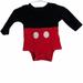 Disney One Pieces | Disney Baby By Disney Stores Micky Mouse Onesie | Color: Black/Red | Size: 0-3mb