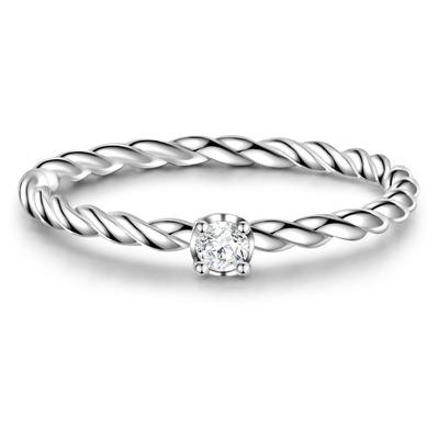 Glanzstücke München Ring Sterling Silber Zirkonia in 56 Damen Image