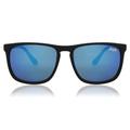 Superdry Shockwave 187 rubberised black/blue mirrored lenses