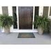 MSI Gray Hello Coir Non-Slip Outdoor Doormat Coir, Rubber | 18" W x 30" L | Wayfair WAY-CGRAHELLO18X30M