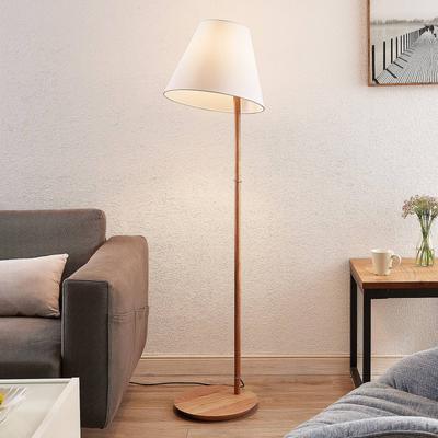 Stehlampe Jinda Lucande, weiß / opal, für Wohn- / Esszimmer, Textil / Stoff / Seide, Skandinavisch, Stehlampe Image