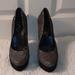Jessica Simpson Shoes | Jessica Simpson Gold High Heel Pumps | Color: Black/Gold | Size: 7.5