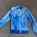 Adidas Jackets & Coats | Blue Adidas Jacket Size Small | Color: Blue/White | Size: S