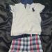 Polo By Ralph Lauren Matching Sets | Infant Ralph Lauren | Color: Blue/White | Size: 9mb