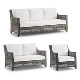 Graham Tailored Furniture Covers - Modular, 3-pc. Curved Sofa Set, Sand - Frontgate