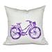 August Grove® Feeny Outdoor Square Pillow Cover & Insert Polyester/Polyfill blend in Indigo | 16 H x 16 W x 6 D in | Wayfair