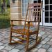 Alcott Hill® Derrek Outdoor Rocking Chair, Solid Wood in Brown | 45.25 H x 27 W x 34 D in | Wayfair C21EDCB7E97C4A8695C5E1AD94ACDECE