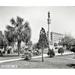 Ebern Designs Hemming Park, Historic Jacksonville - Wrapped Canvas Photograph Print Canvas, in Black/White | 20 H x 24 W x 1.5 D in | Wayfair