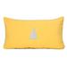 Longshore Tides Naiara Sailboat Beach Outdoor Sunbrella Lumbar Throw Pillow Polyester/Polyfill/Sunbrella® in Yellow | 12 H x 20 W in | Wayfair