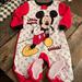 Disney Pajamas | Disney Baby Mickey 24 Month Fleece Pjs | Color: Red/White | Size: 24mb