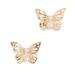 Kate Spade Jewelry | Kate Spade Social Butterfly Mini Stud Earrings | Color: Gold | Size: Os