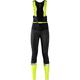 GORE WEAR Damen Thermo Fahrrad-Trägerhose Ability, Mit Sitzpolster, GORE-TEX INFINIUM, 34, Schwarz/Neon-Gelb