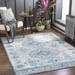 Buawan 8'10" x 12' Traditional Updated Traditional Farmhouse Cream/Denim/Light Gray/Blue/Gray Area Rug - Hauteloom