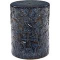 Brothertown 18"H x 13"W x 13"D Marble Home Decor Blue Outdoor End Table - Hauteloom