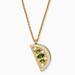 Kate Spade Jewelry | Kate Spade Out Of Office Lime Pendant Necklace In Green / Gold | Color: Gold/Green | Size: Os