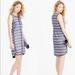 J. Crew Dresses | J Crew Blue & White Zig Zag Ikat Dress | Color: Blue/White | Size: 4