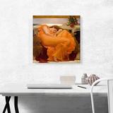 ARTCANVAS Flaming June 1895 by Frederic Leighton - Wrapped Canvas Print Canvas | 18 H x 18 W x 1.5 D in | Wayfair LEIGHT6-1L-18x18