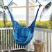 Sol 72 Outdoor™ John Chair Hammock Polyester/Cotton in Gray/Green/Blue | 40 H x 36 W x 40 D in | Wayfair E2999DEA09894038B84AD2C752E4A18E