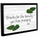 Gracie Oaks 'Kitchen Blessings 2' Framed Textual Art on Wrapped Canvas Canvas, Wood in White | 24 H x 36 W x 2 D in | Wayfair