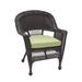Bay Isle Home™ Arliss Patio Chair w/ Cushions Wicker/Rattan in Blue | 36 H x 26 W x 29.5 D in | Wayfair 0D81591B61BD4575B77AC0DB6BCFBD47
