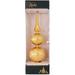 The Holiday Aisle® 13" Designer Seamless Glass Treetopper Ornament Glass in Yellow | 13 H x 7 W x 7 D in | Wayfair 4660992F3B0C4B60B2E0D7481ED38539