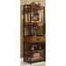 Trent Austin Design® Havant Etagere Bookcase in Black/Brown | 72 H x 20 W x 18 D in | Wayfair 5CD230ECE39D464F9497BD89AFF56469