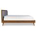 AllModern Rayford Tufted Low Profile Platform Bed Wood & /Upholstered/Polyester in Gray | 39.75 H x 79 W x 84.5 D in | Wayfair