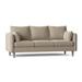 Union Rustic Kaveen 83" Round Arm Sofa Polyester in Gray/Brown | 37 H x 83 W x 36 D in | Wayfair F02ECF931EDC4FC38E5F0307EAE6B71E