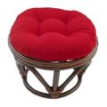 Bay Isle Home™ Wanamingo 18" Tufted Round Standard Ottoman in Brown | 16 H x 17.5 W x 17.5 D in | Wayfair EDF262B9717F42DF9C0C36568A926959