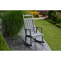 Gracie Oaks Aaliayh Classic Porch Outdoor Rocking Chair, Steel in Gray | 38 H x 28 W x 32 D in | Wayfair BEC38B0A2DF649409B8AA0588D061C17