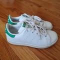 Adidas Shoes | Adidas Stan Smith Boys Size 3 Sneakers Shoes | Color: Green/White | Size: 3b