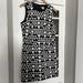 J. Crew Dresses | Black And White Geometric Dress | Color: Black/White | Size: 12p