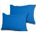 Latitude Run® Jarrin Sunbrella Outdoor Lumbar Pillow Polyester/Polyfill/Sunbrella® in Blue | 12 H x 22 W x 4 D in | Wayfair