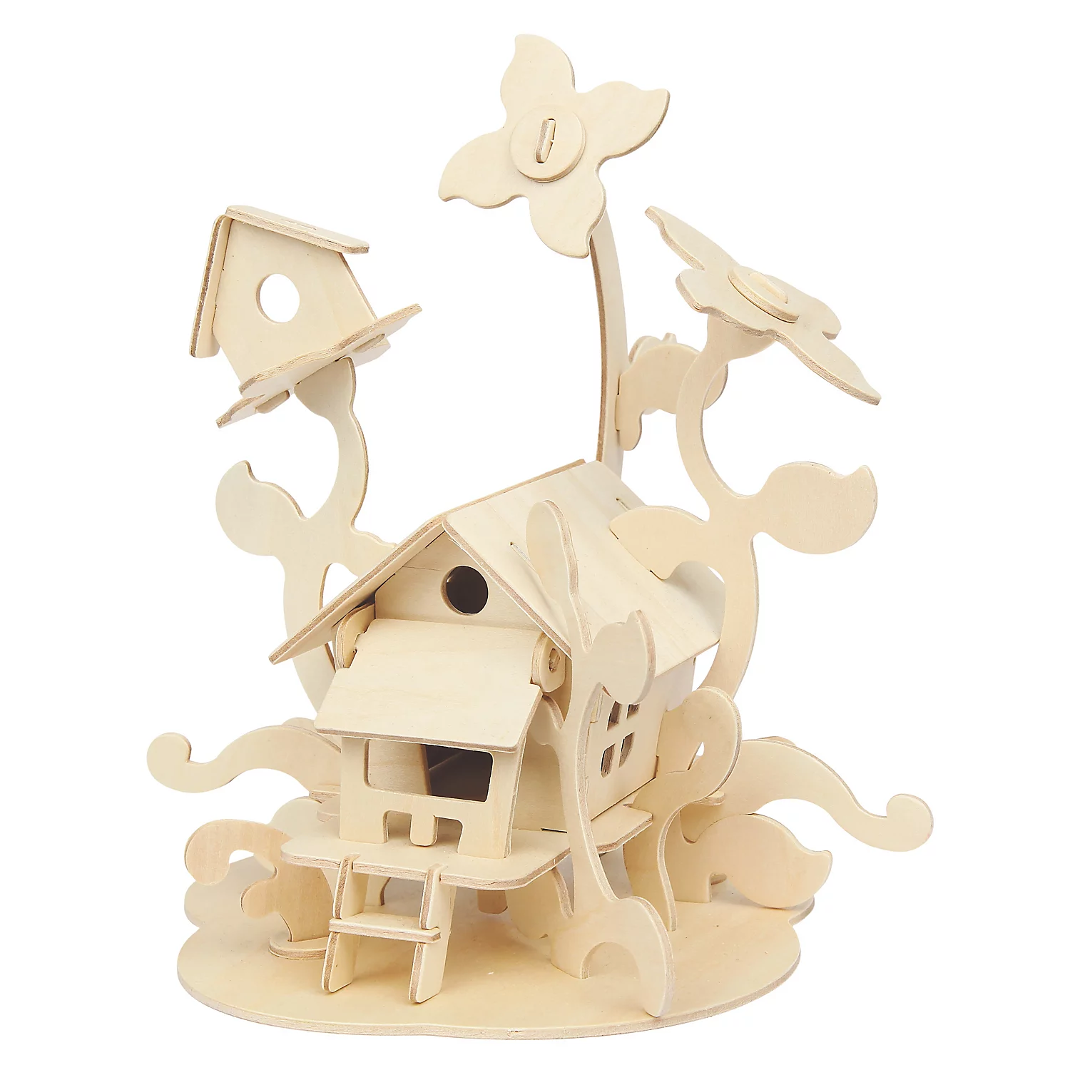 Kit créatif en bois "maison des fées", 21 x 23 cm