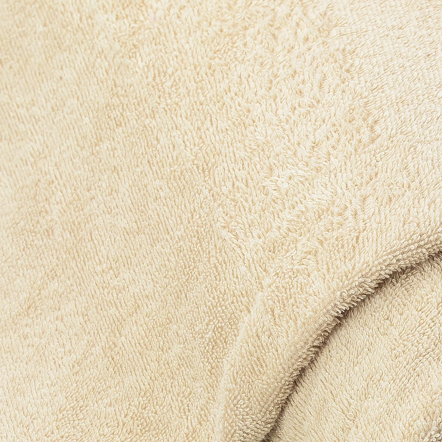 Tissu éponge "relax", écru naturel