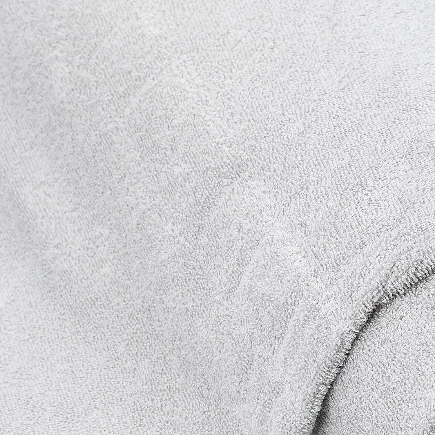 Tissu éponge "relax", gris clair