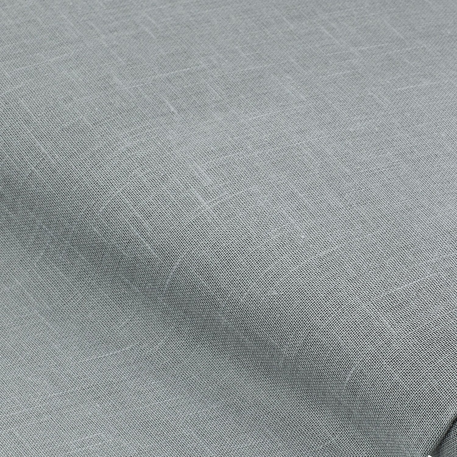Tissu pour rideaux "aspect lin", gris