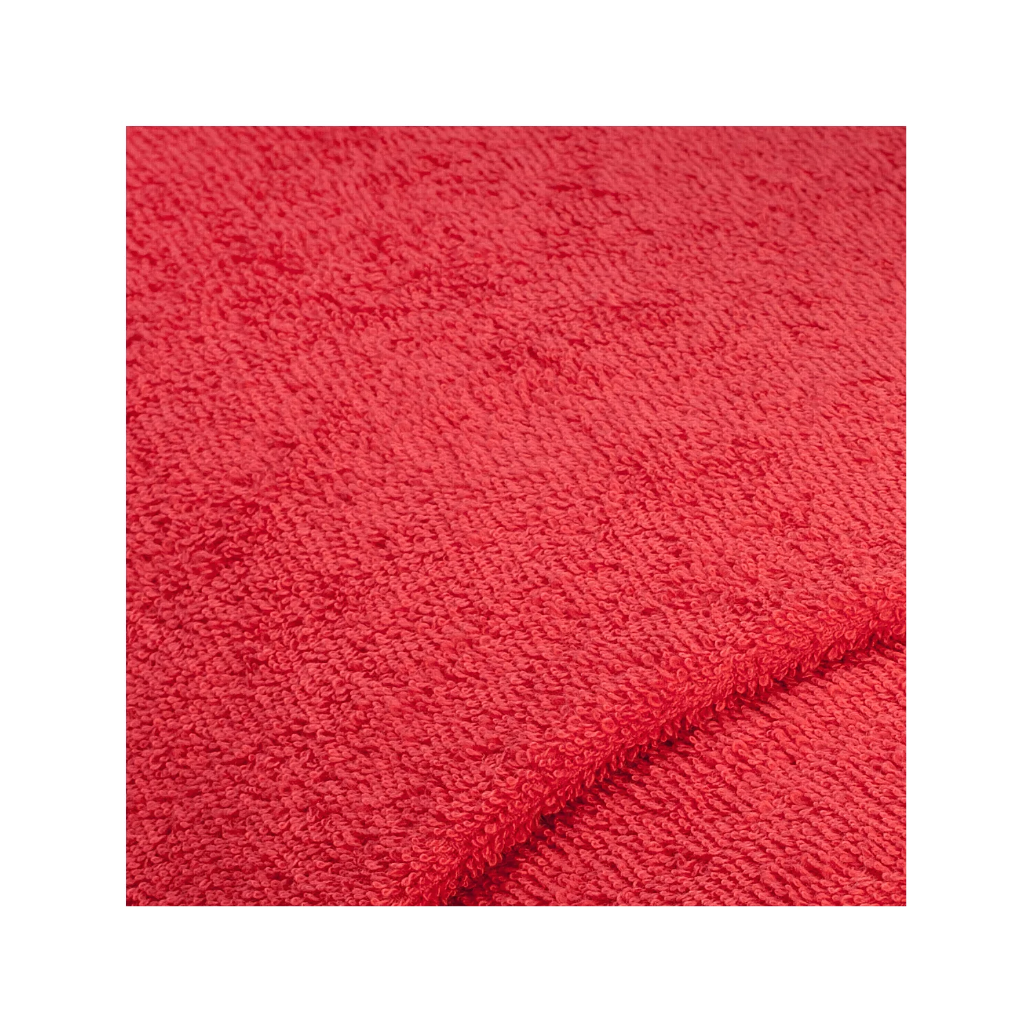 Tissu éponge "relax", rouge