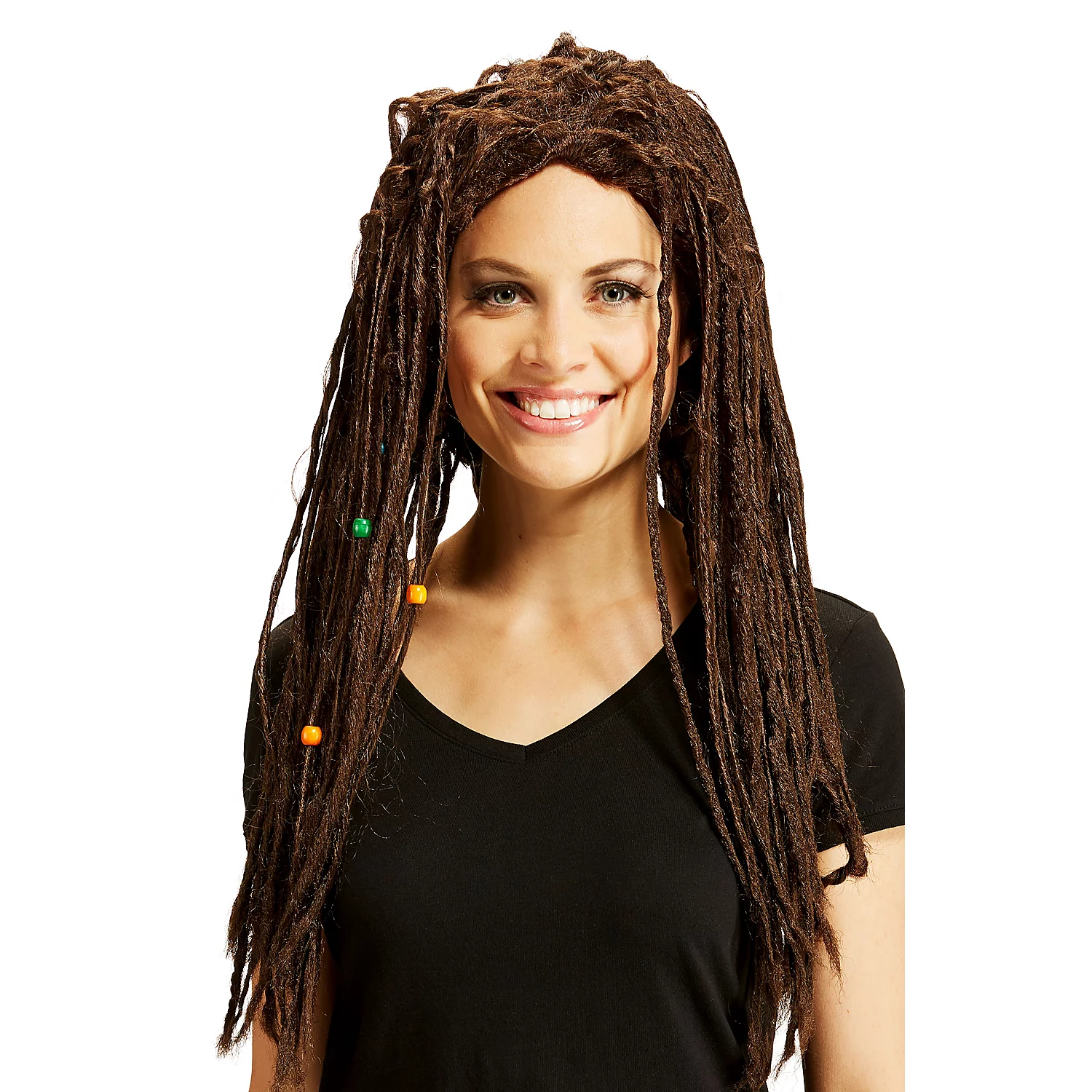 Perruque "dreadlocks", brun