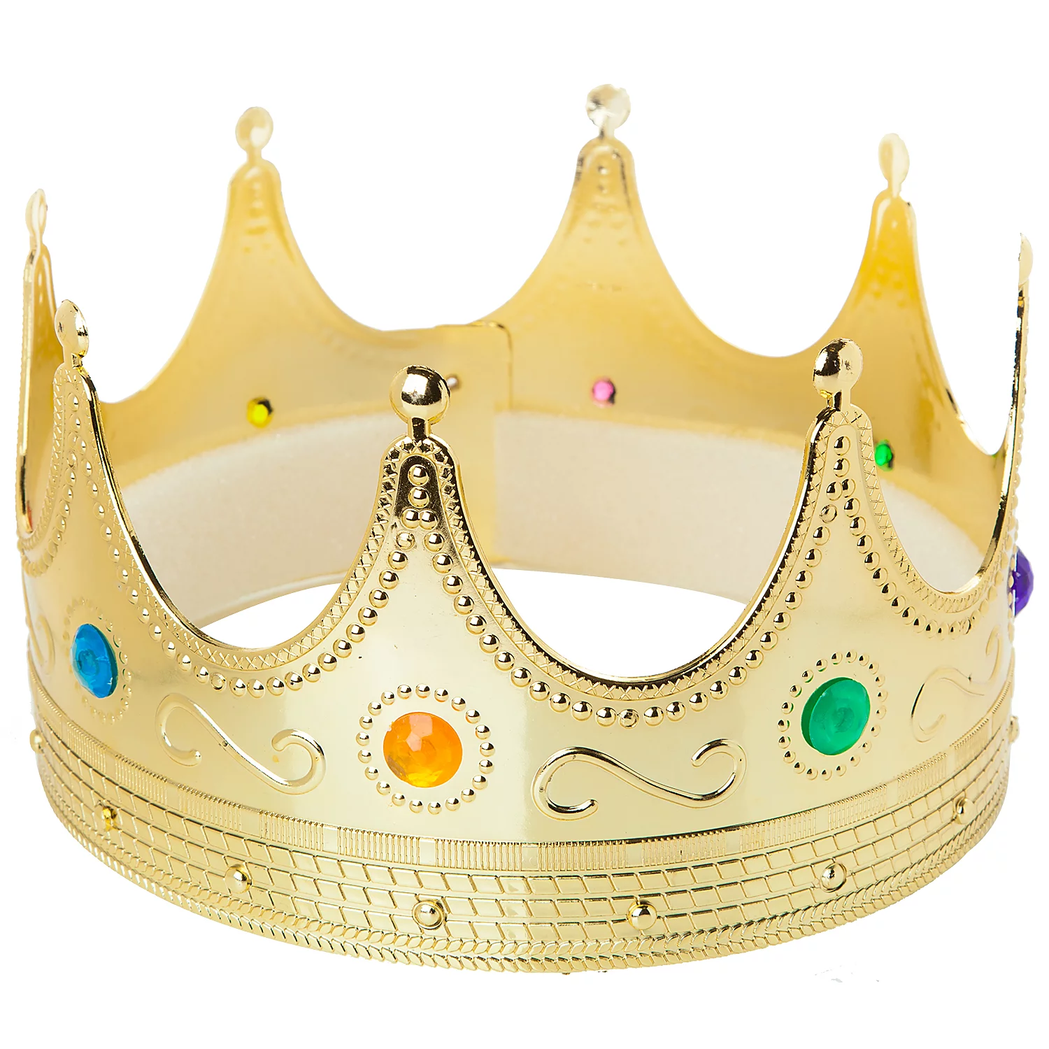 Couronne de roi, doré/multicolore