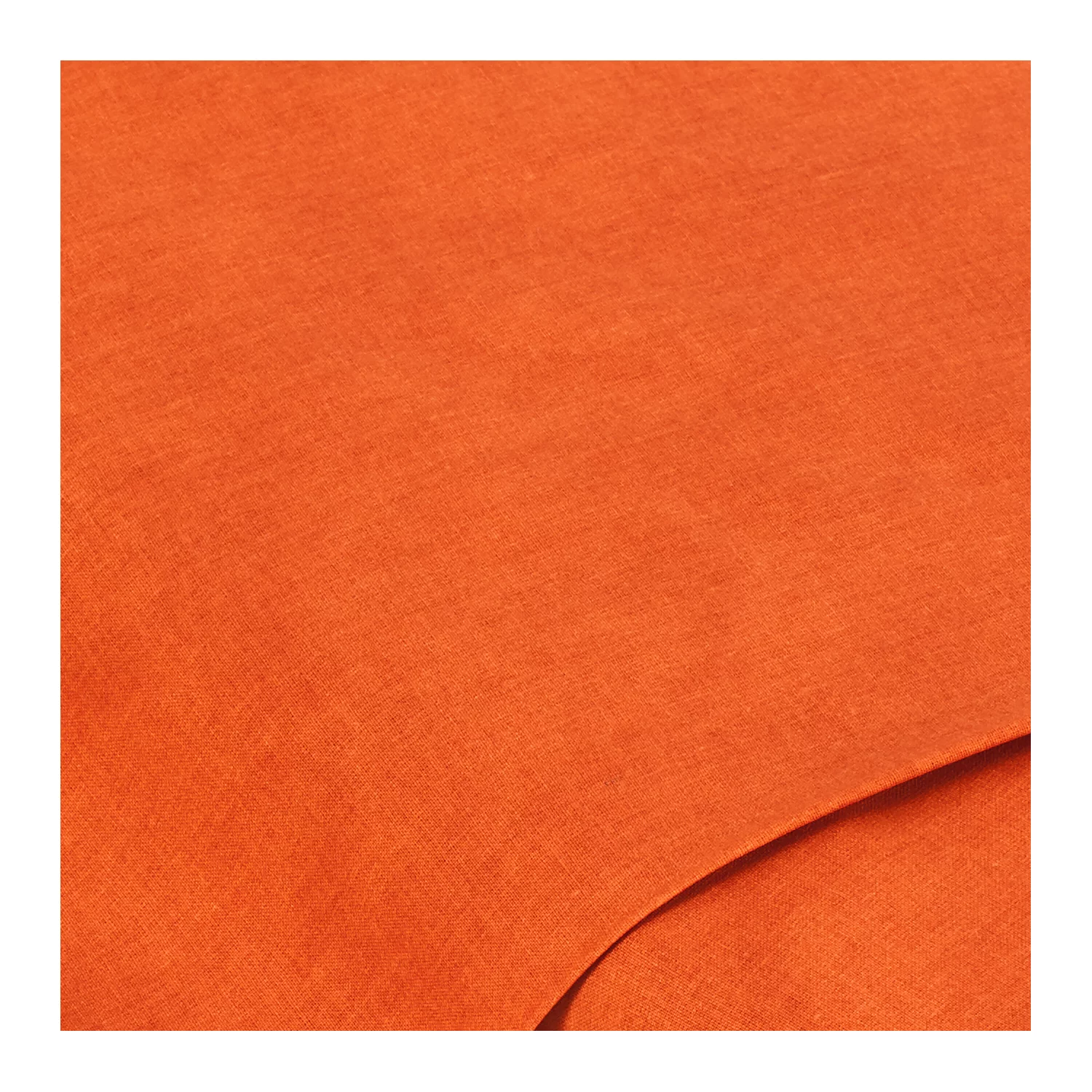 Tissu coton "moiré", terracotta, série "Mona