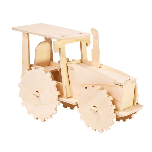 Holzbausatz Traktor, 15 x 11 cm