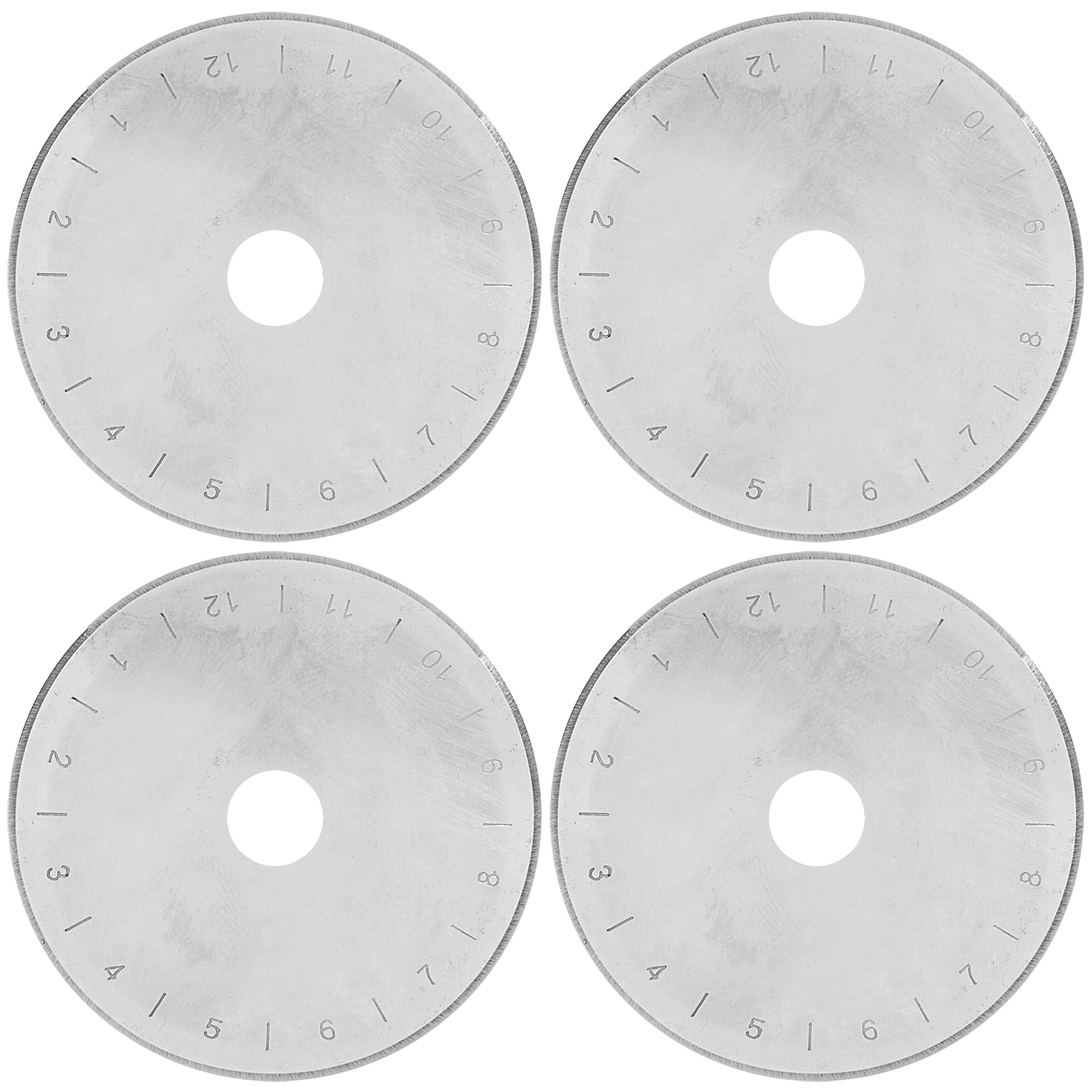 buttinette Lames de rechange pour cutter rotatif, Ø lame 45 mm