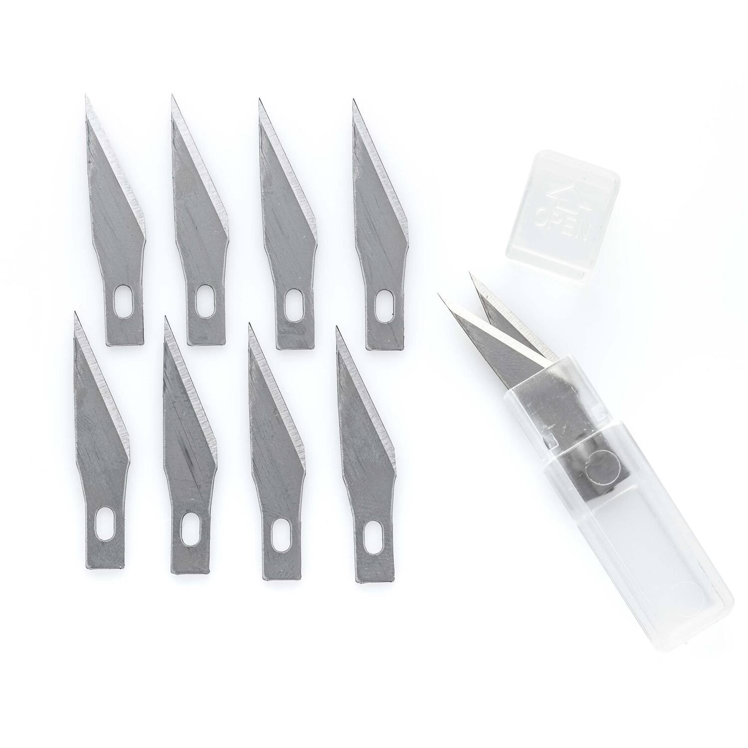 buttinette Lames de rechange pour couteau de précision, 10 pièces