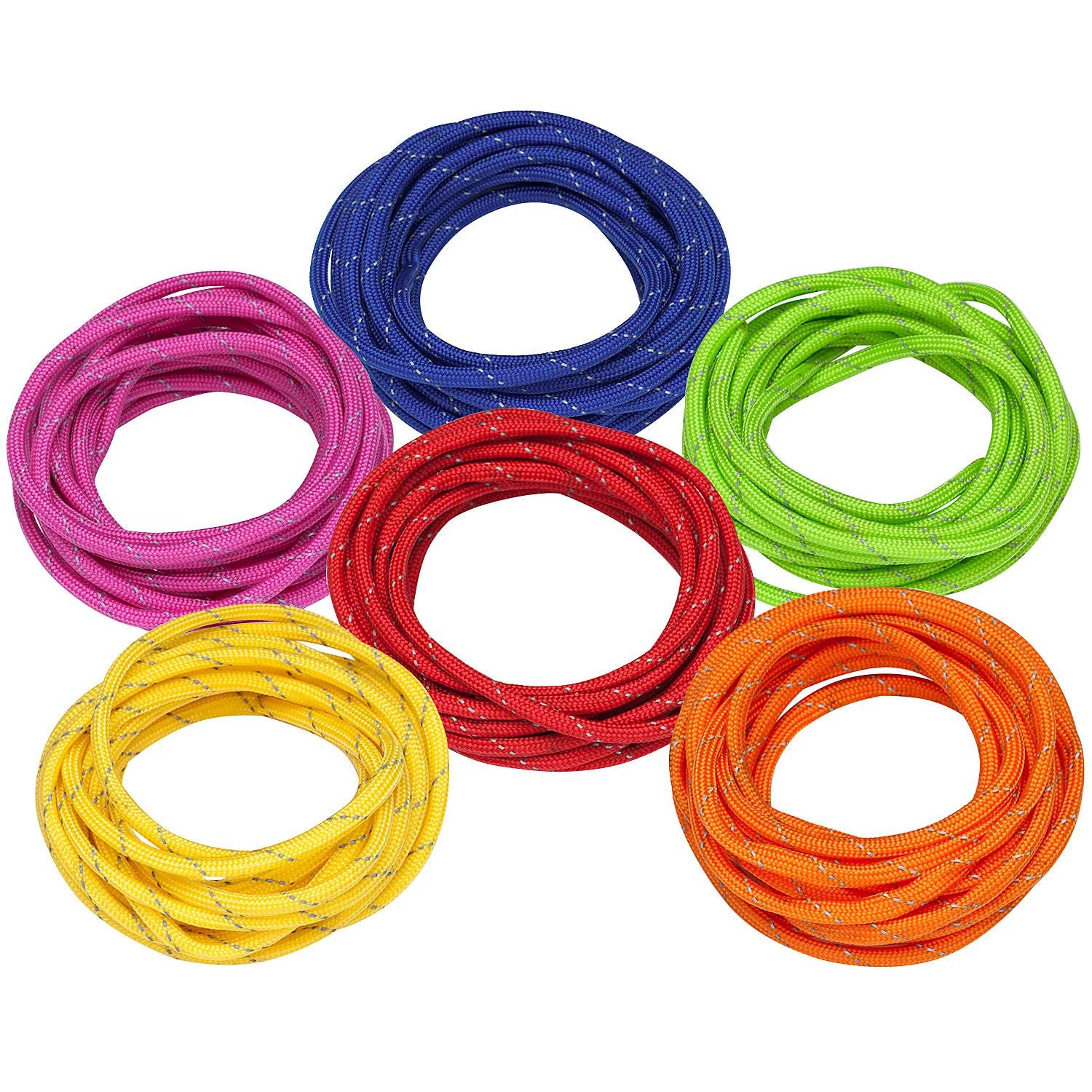 Lot de cordons paracorde "Set VI", 4 mm Ø, 6x 2,6 m