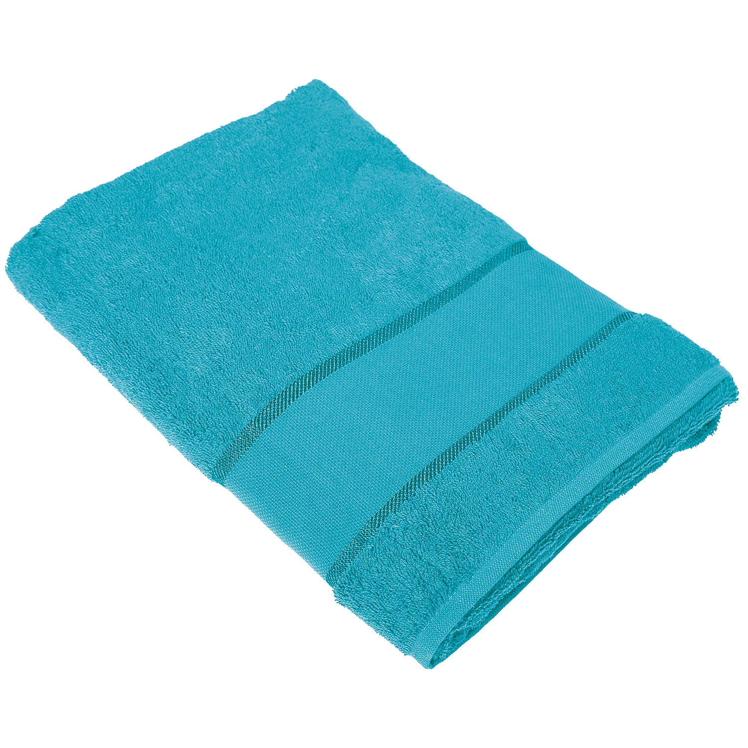 buttinette Drap de douche, turquoise